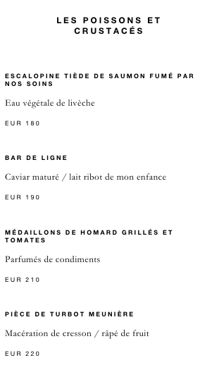 Menu L'Odyssey - Page 2